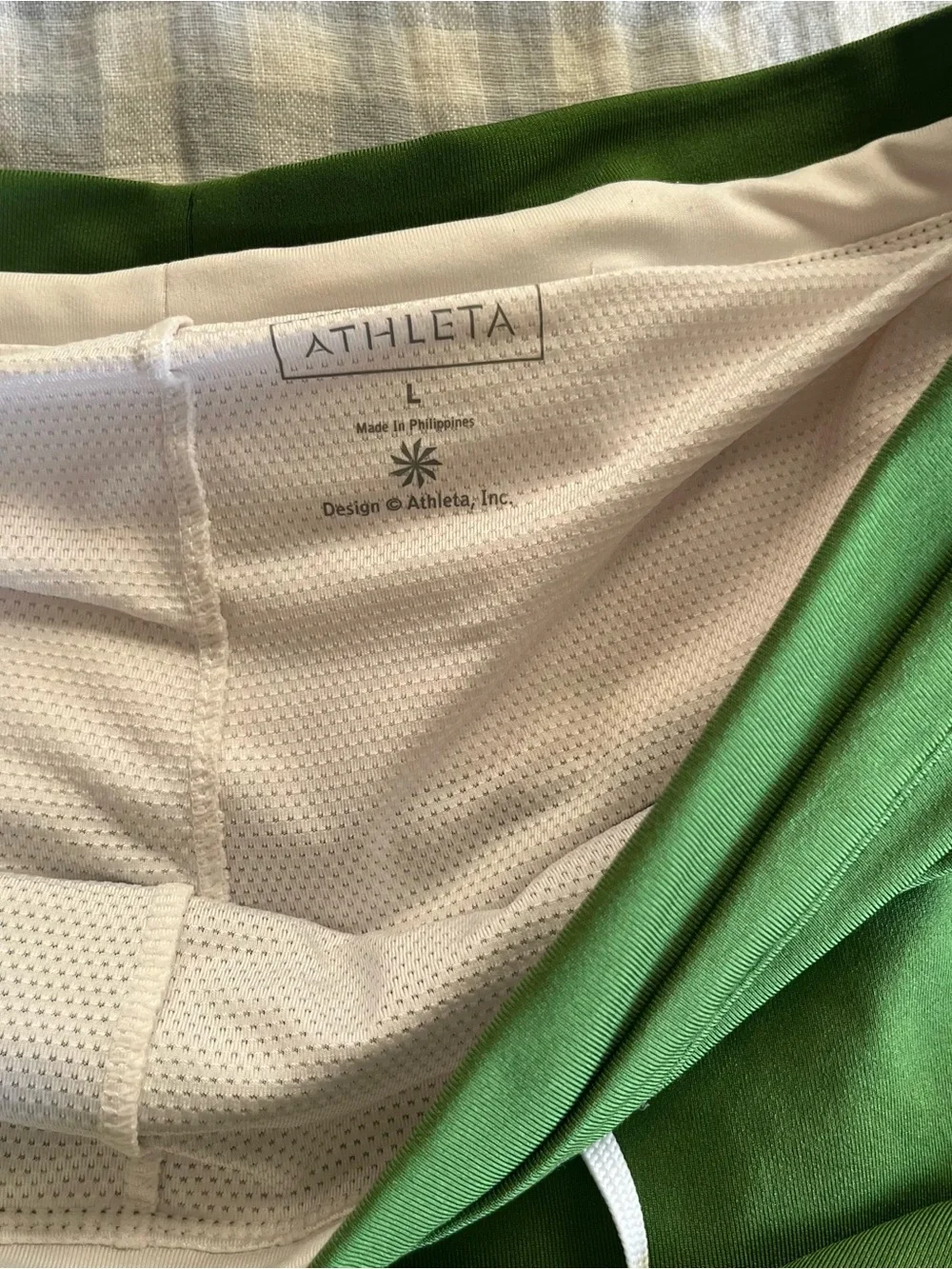 Athleta Green Skort